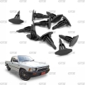 กิ๊บยางขอบประตู 10 ชิ้น สีดำ สำหรับ Toyota Migthy-X LN85 LN80 MK3 Hilux Vigo Pick Up ปี 1989-1997